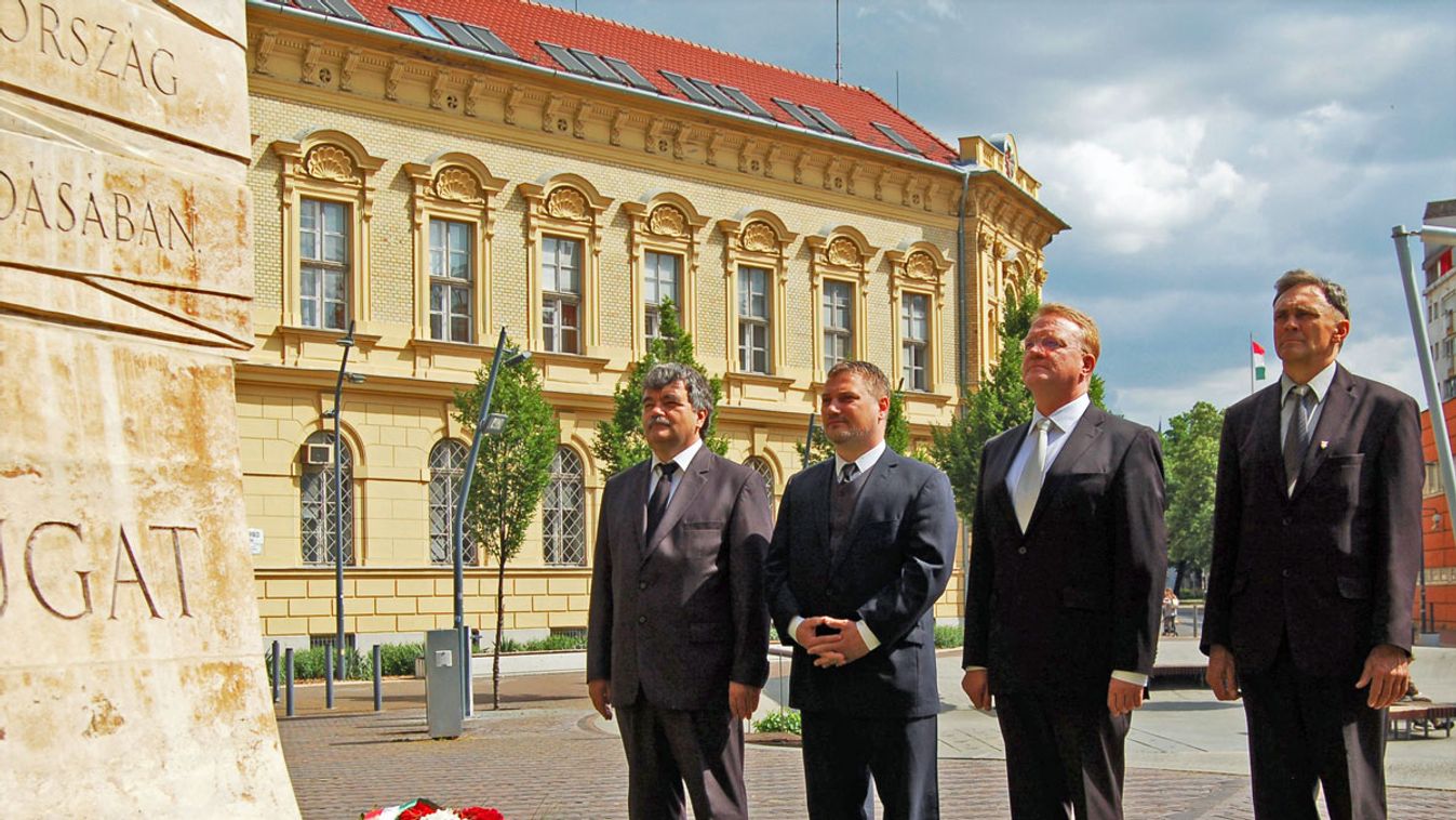 A kereszténydemokraták is megemlékeztek Szegeden a trianoni diktátumról