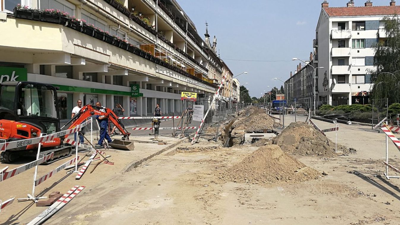 Forgalomkorlátozások lesznek Vásárhelyen a tram-train építési munkái miatt