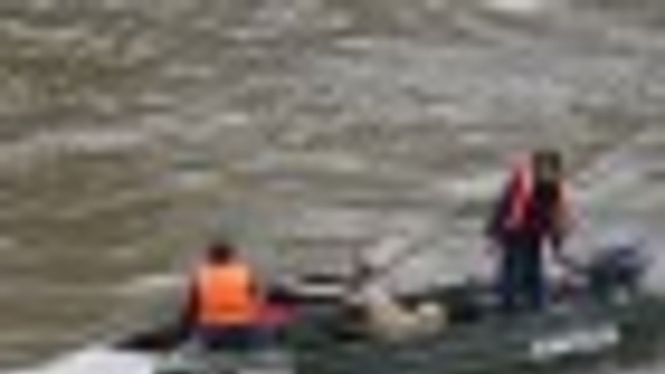 Vízirendőrök mentettek ki egy férfit és kutyáját az áradó Tiszából