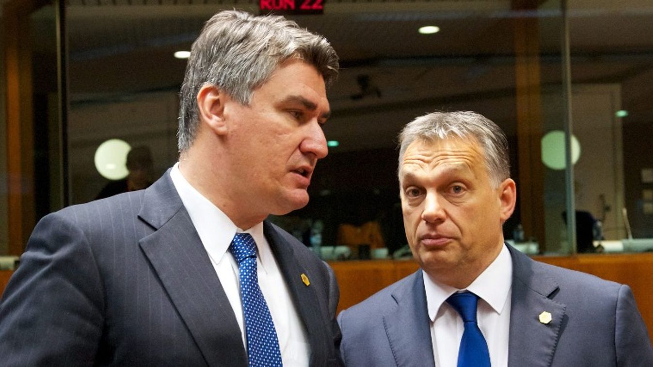 A horvát elnök nem venné komolyan azt, amit Orbán mondott