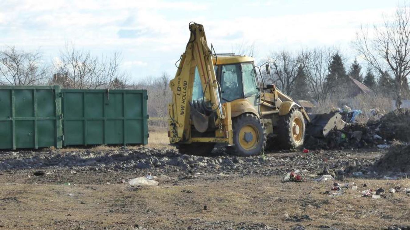 Illegális hulladéklerakókat számoltak fel Csongrádon