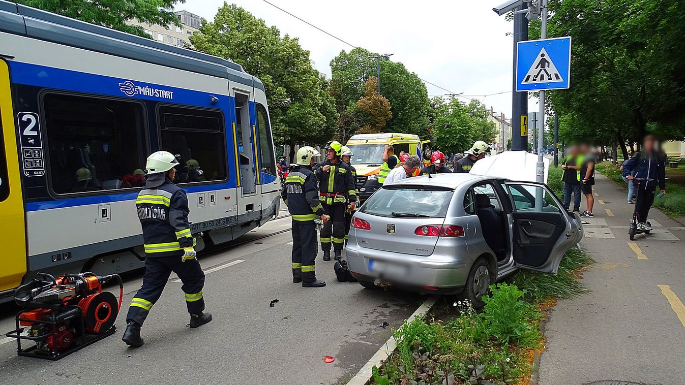 Most Hódmezővásárhelyen ütközött a tram-train