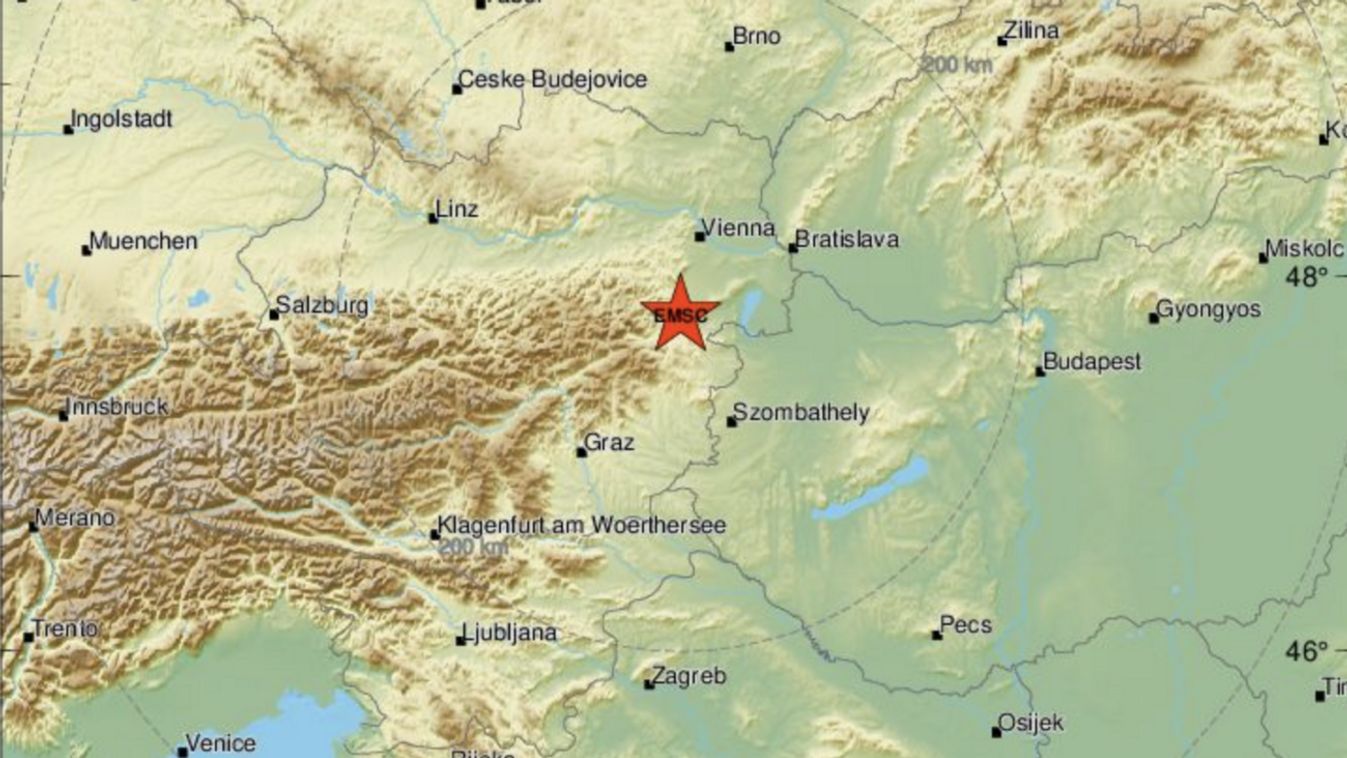 Magyarországon is érezhető földrengés volt Bécs közelében!