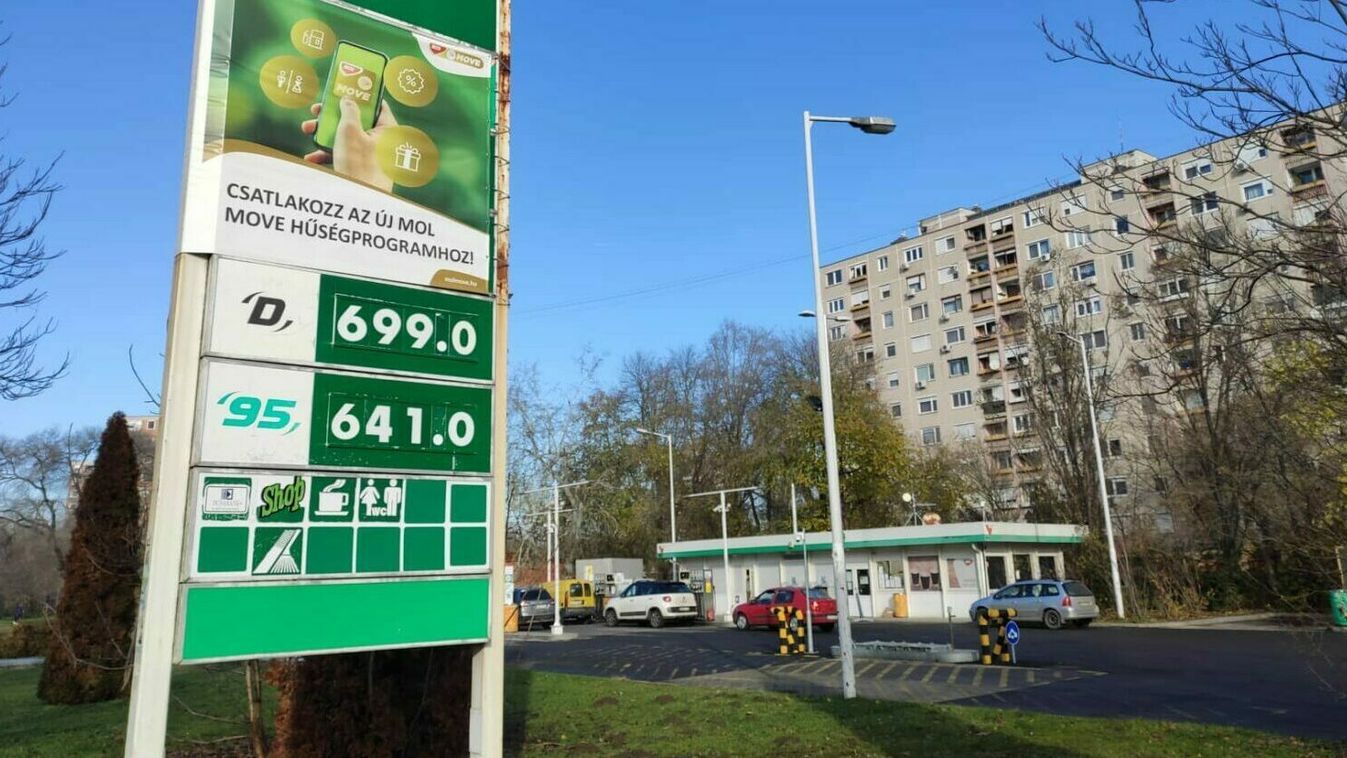 Durván visszaesett a magyarok üzemanyagfogyasztása