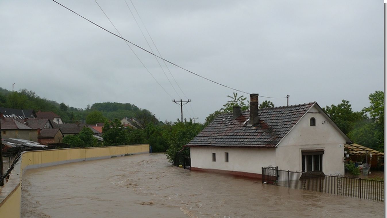 Elzárt települések és utak az árvíz miatt Borsodban