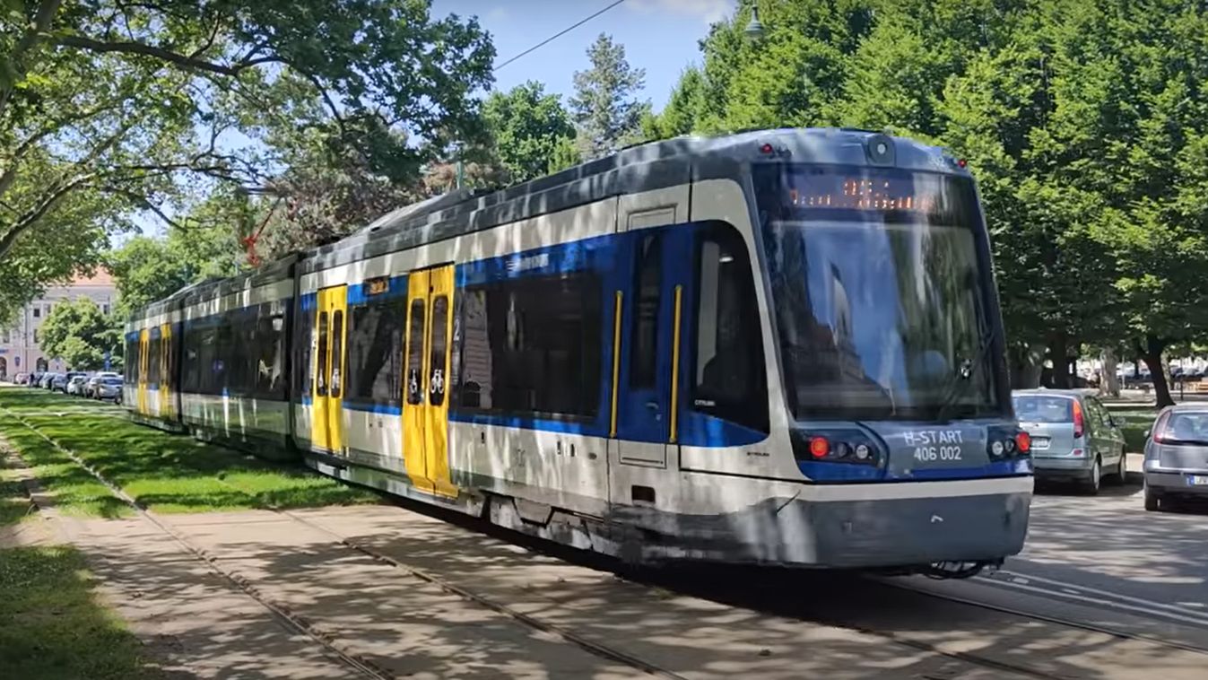 Videó: így rótta a köröket Szegeden a tram-train!