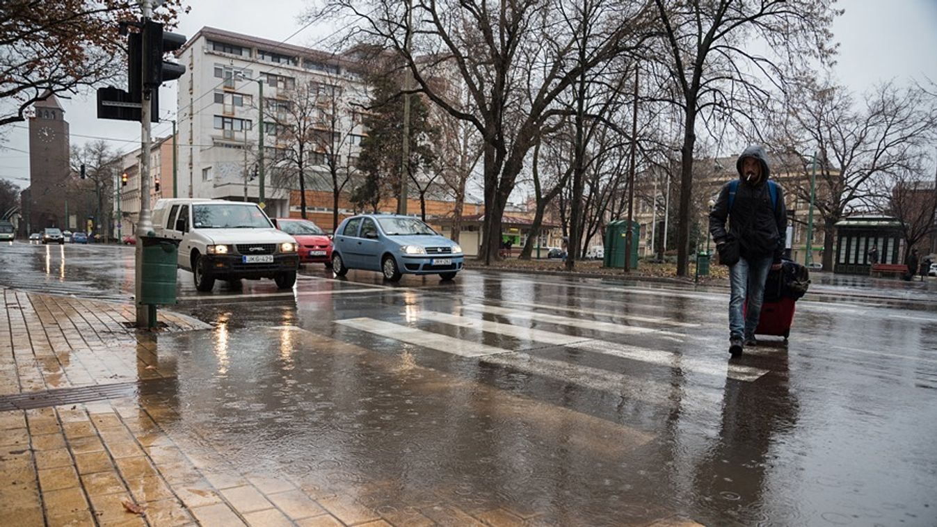 Most az eső okoz gondot a felújított Tisza Lajos körúton