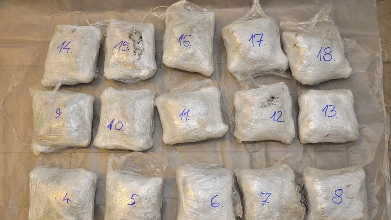 13 kiló marihuánát találtak Röszkén egy koszovói drogfutárnál - videó!