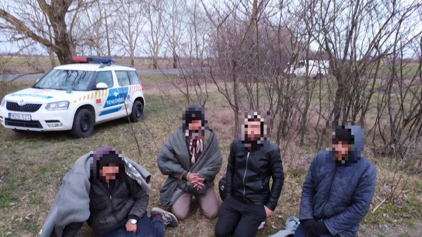 Négy palesztin migránst kaptak el Szegeden