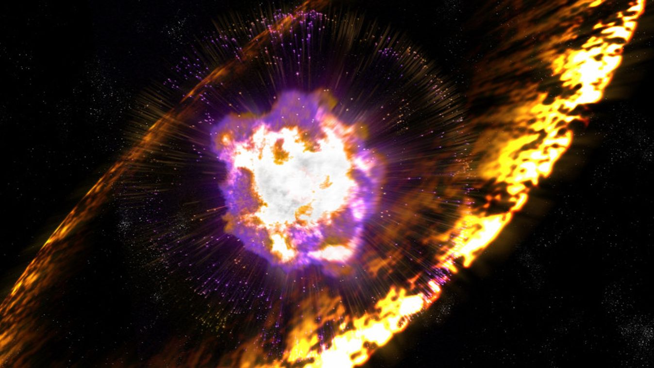 A szupernóvák körüli porképződés folyamatát vizsgálták az SZTE kutatói