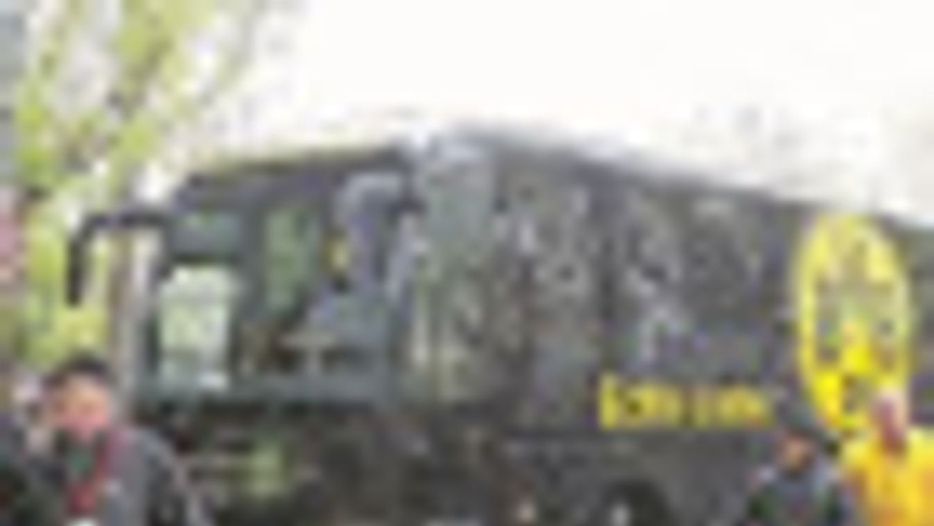 Robbanás történt a Borussia Dortmund német labdarúgó csapat buszán - őrizetbe vettek egy embert (FRISSÍTVE)
