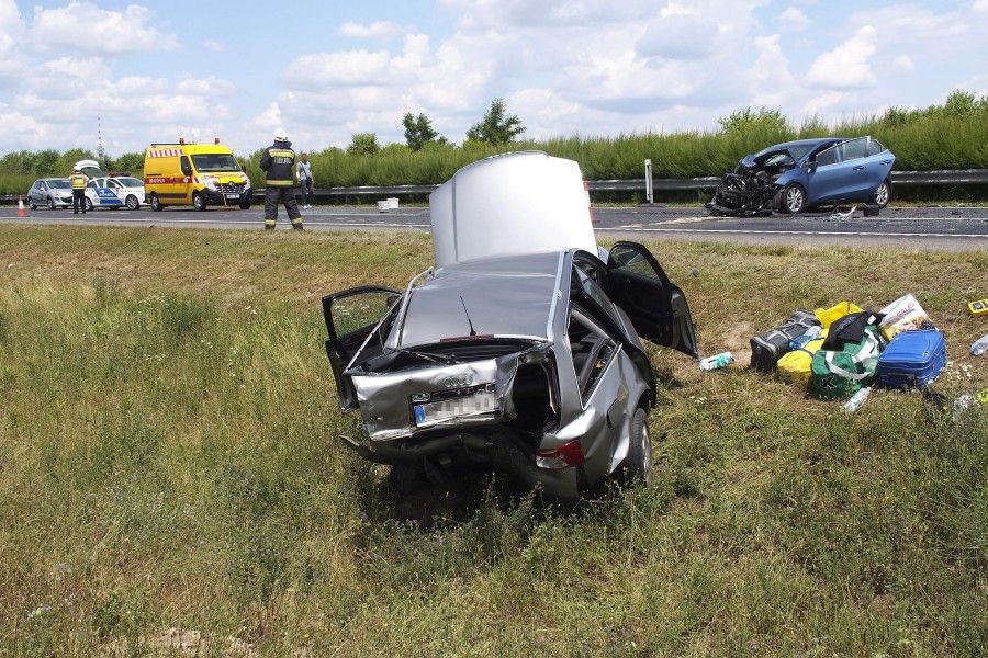 Baleset az M5-ös autópályán