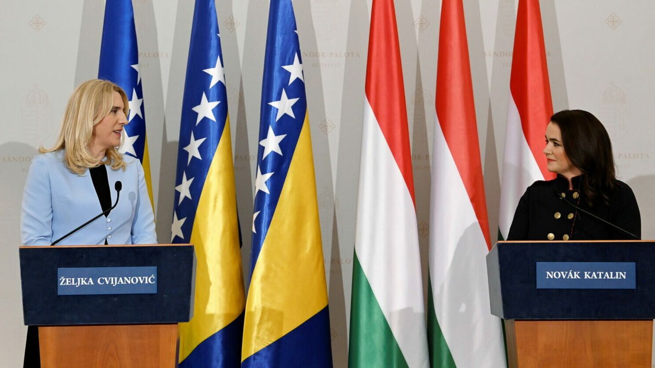 Novák Katalin Bosznia-Hercegovina soros elnökével tárgyalt