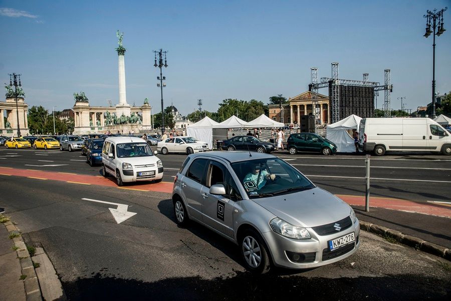 Uber - Az utolsó kör - Demonstráció Budapesten