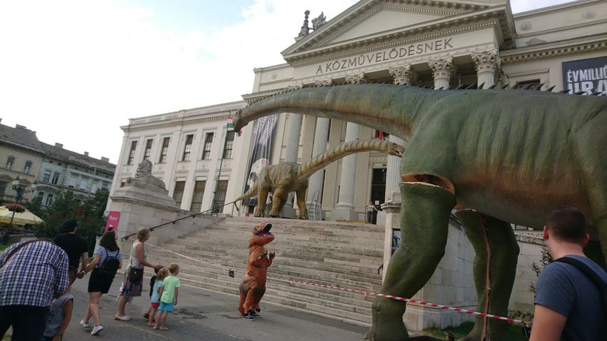 Letörték a dinó farkát - odafigyelést kér a múzeum