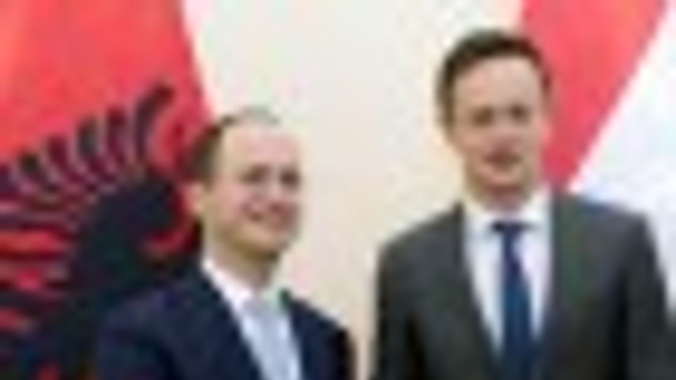 Szijjártó: Magyarország sürgeti Albánia euroatlanti integrációját