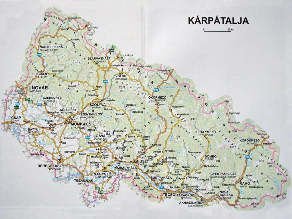 Karpatalja_terkep