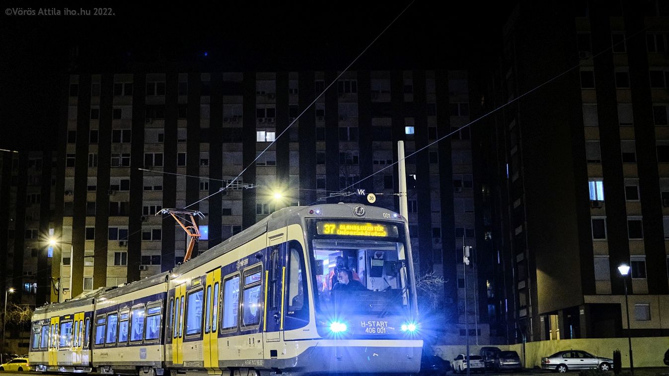 Budapesten járt a tramtrain