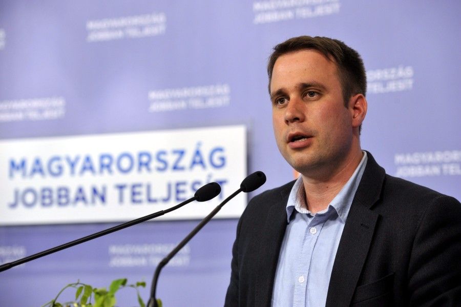 EP-választás - Fidesz - Dömötör Csaba sajtótájékoztatój