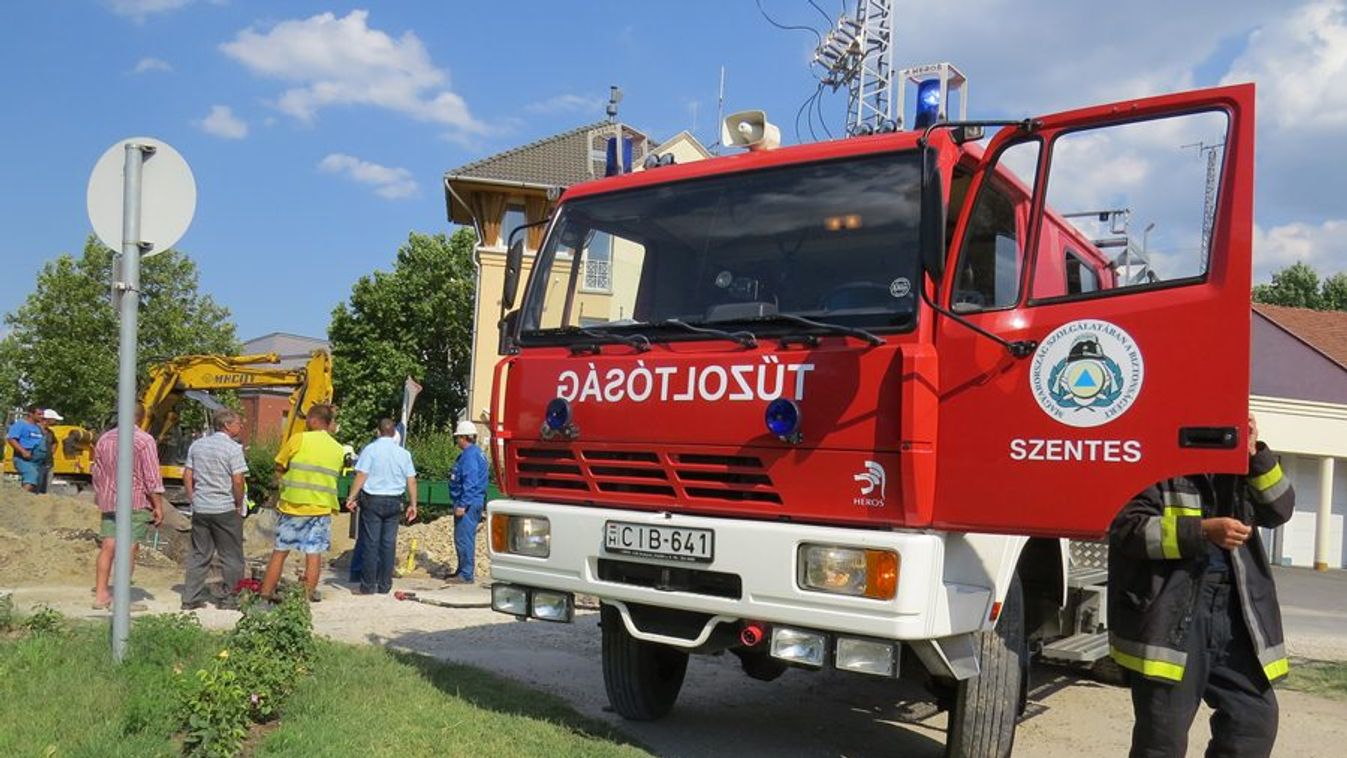 Gázvezeték sérült meg Szegváron