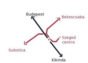 Szeged mint régiós vasúti központ