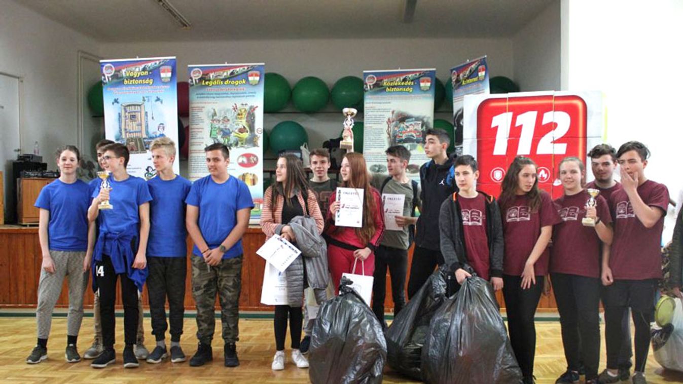 Fábiánsebestyéni diákok nyerték a 112 – Tudd, hogy segíthess! versenyt