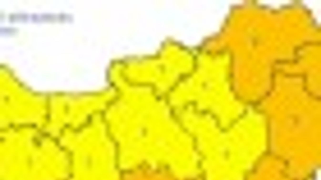 Viharjelzés - másodfokú riasztás Csongrád megyében