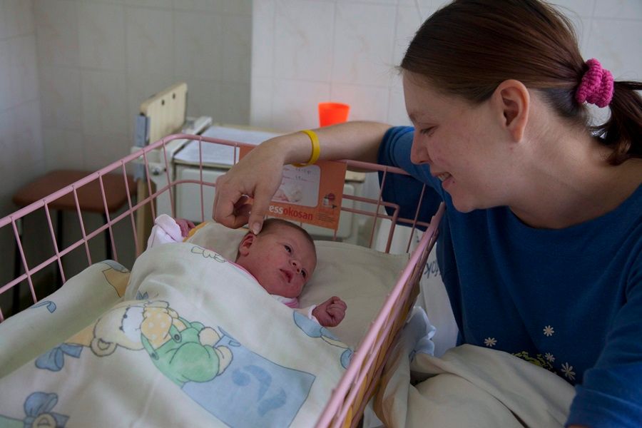 A siófoki kórházban született 2014-ben az ország elsõ bab?