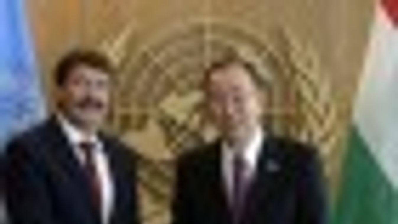 Áder János az ENSZ főtitkárával és a NOB elnökével tárgyalt