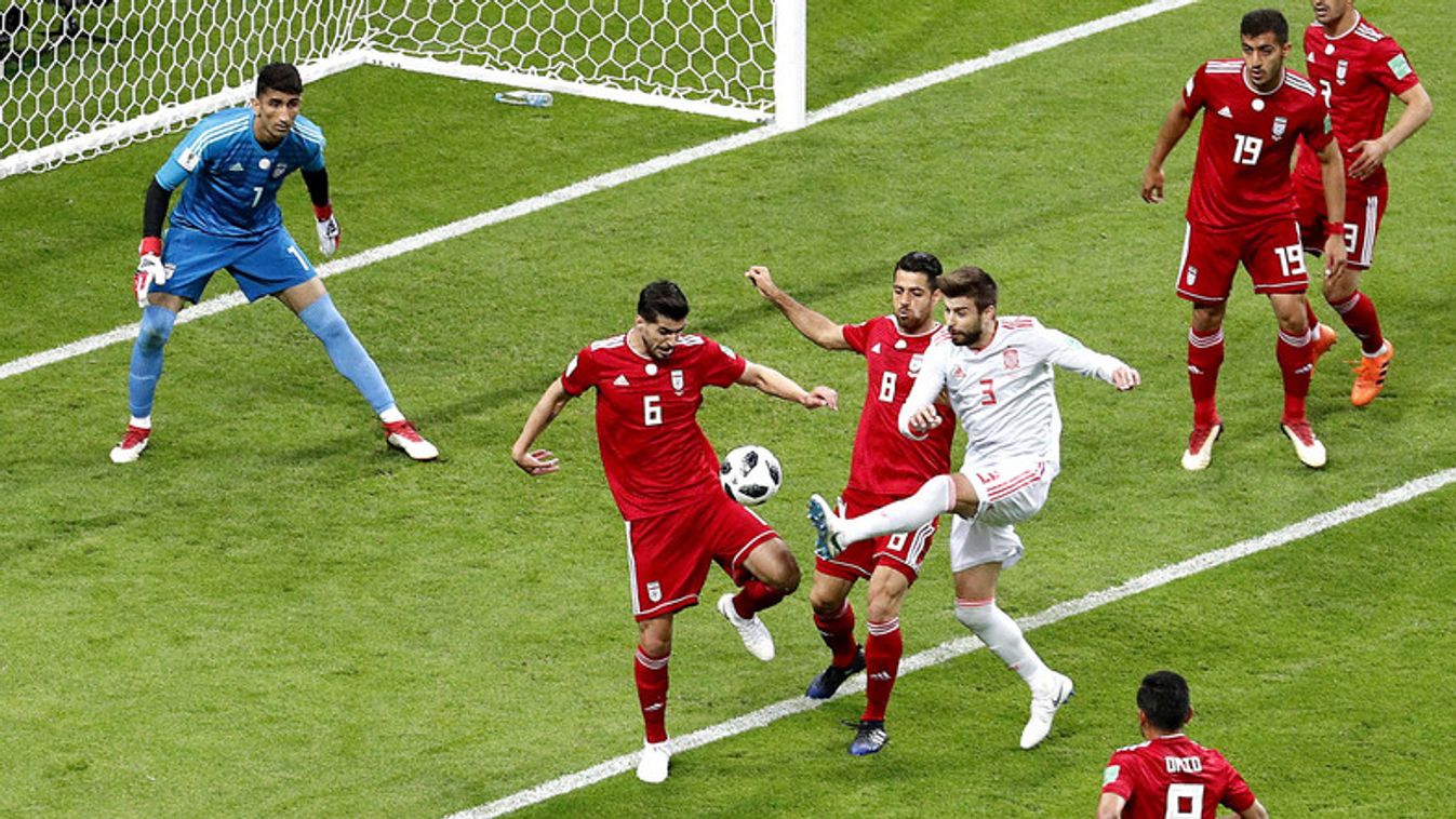 Spanyolország egy szerencsés góllal nyert Irán ellen