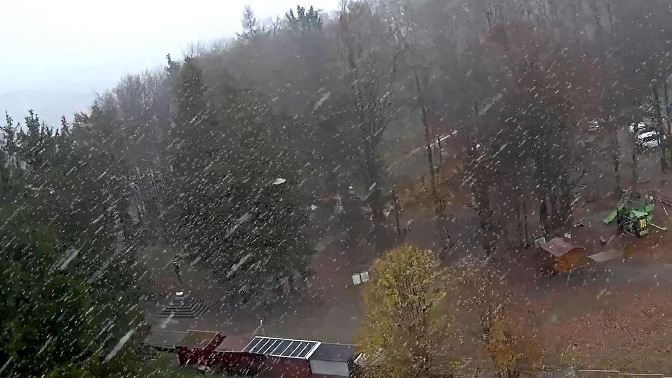Megérkezett az idei szezon első havazása (videó)