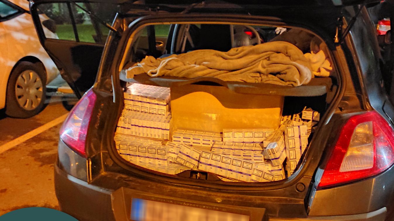 28 ezer 320 doboz zárjegy nélküli cigarett és 415 kilogramm vágott dohány a vármegyei pénzügyőrök zsákmánya