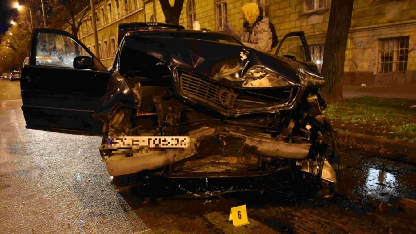 Bedrogozva, ittasan okozott balesetet Szegeden, majd menekült