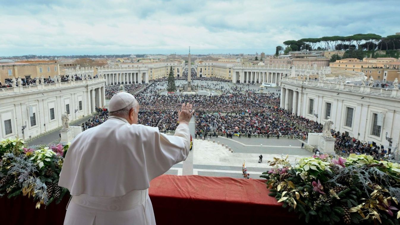Ferenc pápa karácsonyi Urbi et Orbi üzenete: A mi Üdvözítőnk a béke fejedelme!