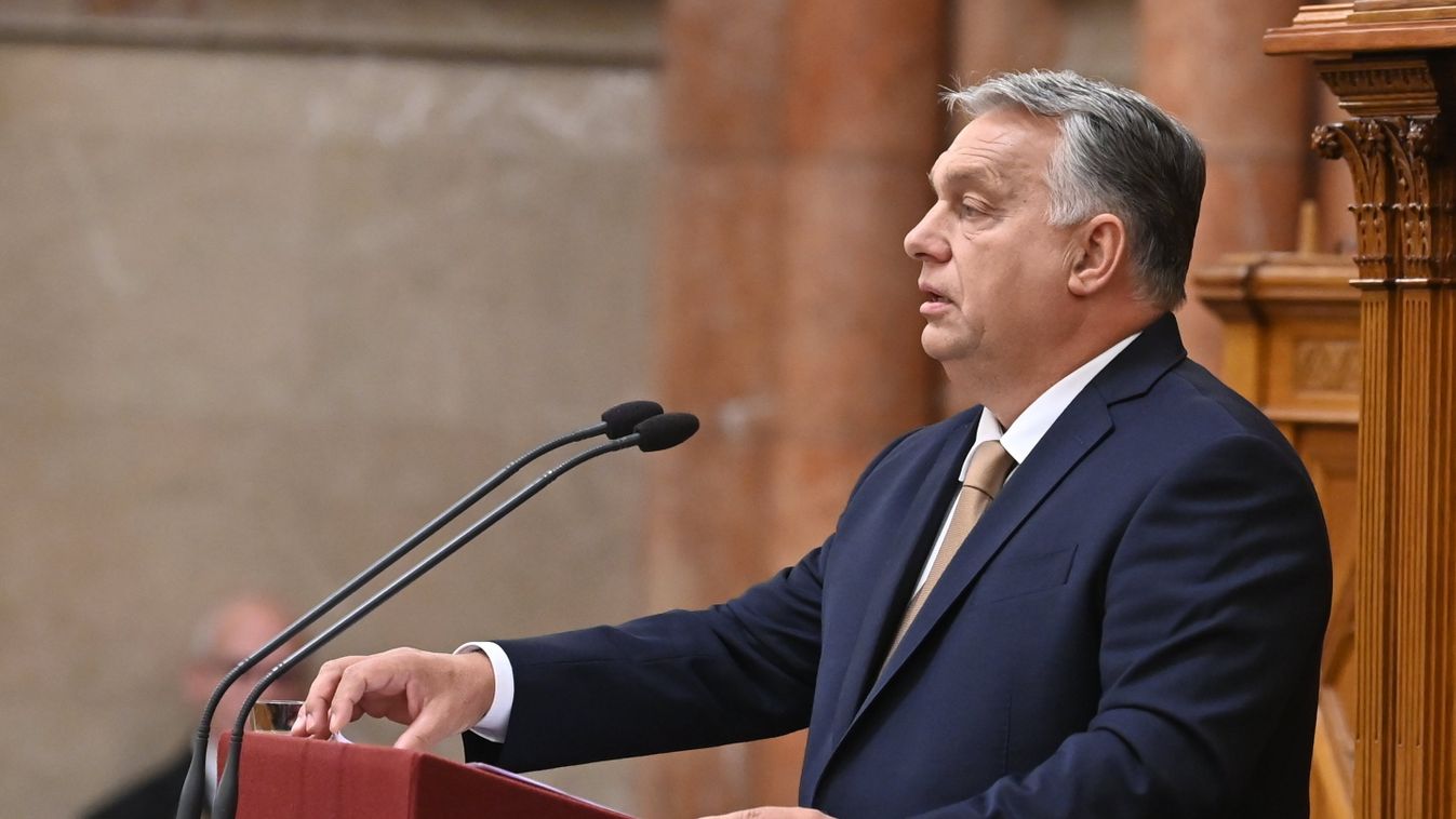 Felszólal Orbán Viktor a parlament ülésén