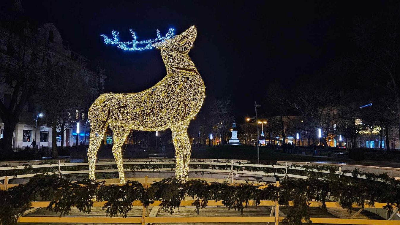 Gyönyörű karácsonyi "képeslap" Szegedről +galéria