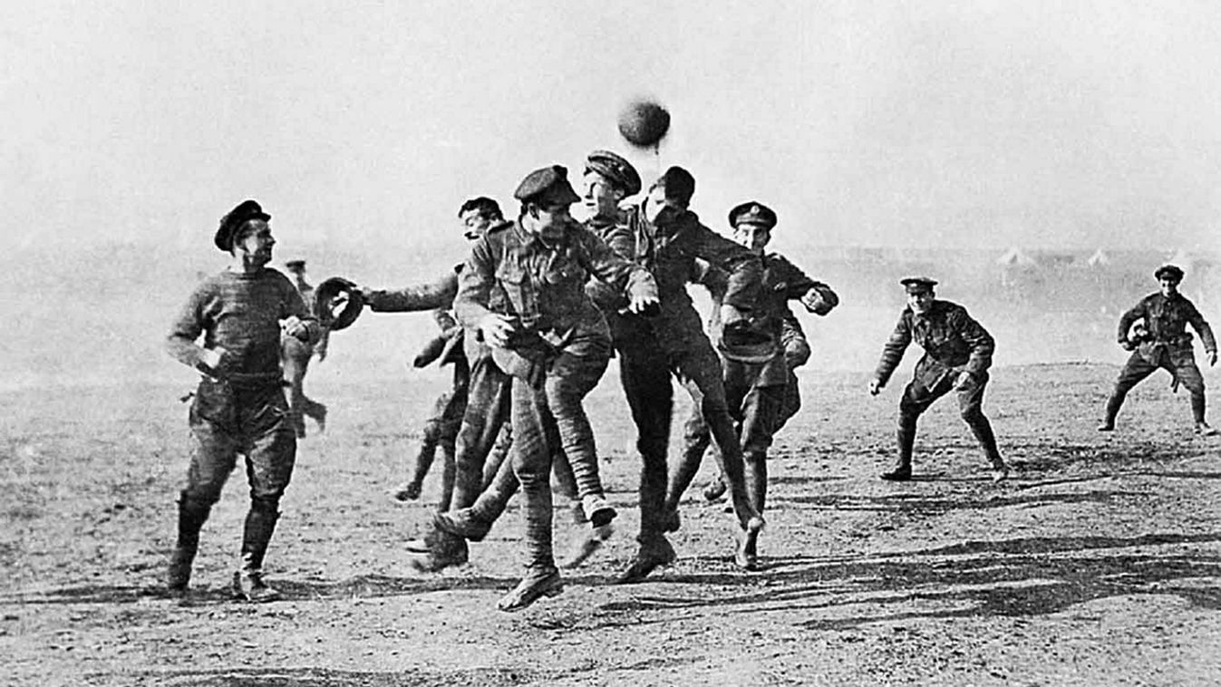 1914 karácsonyán egy másfajta "összecsapás" volt a belga fronton