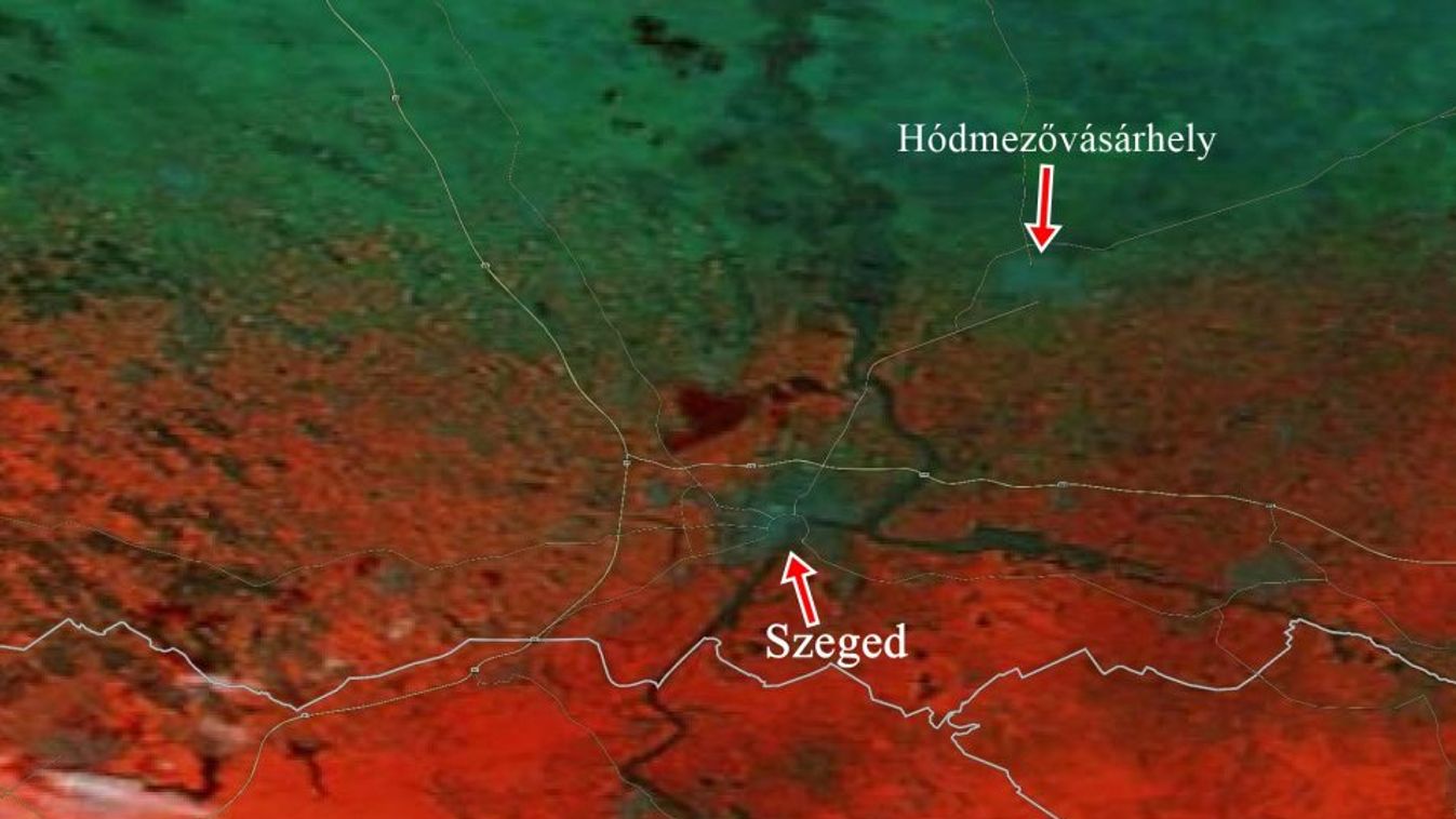 Érdekes műholdképen látható Szeged