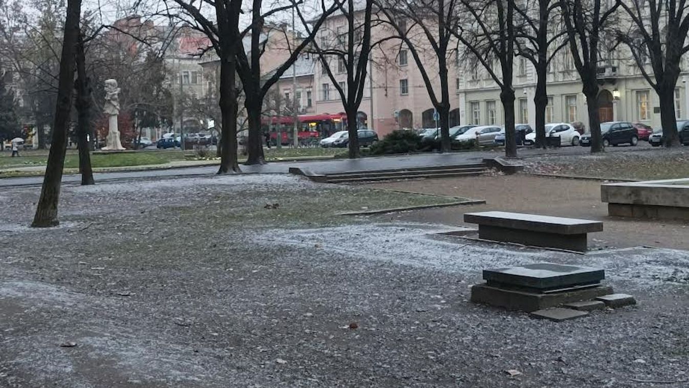 Megérkezett a hó Szegedre (galéria)