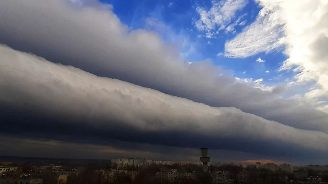 Görgőfelhők vonultak át Szeged felett (videók)