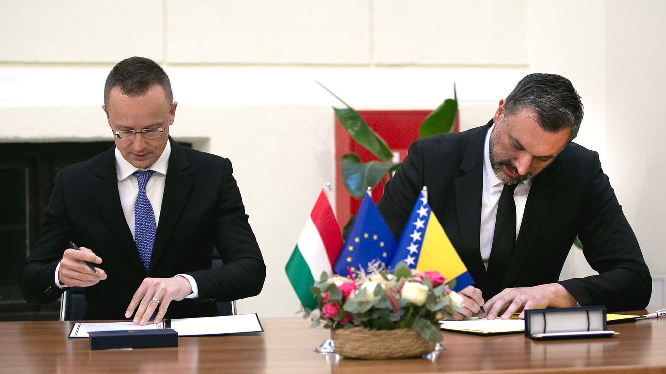 Együttműködési akcióterv született Magyarország és Bosznia-Hercegovina között