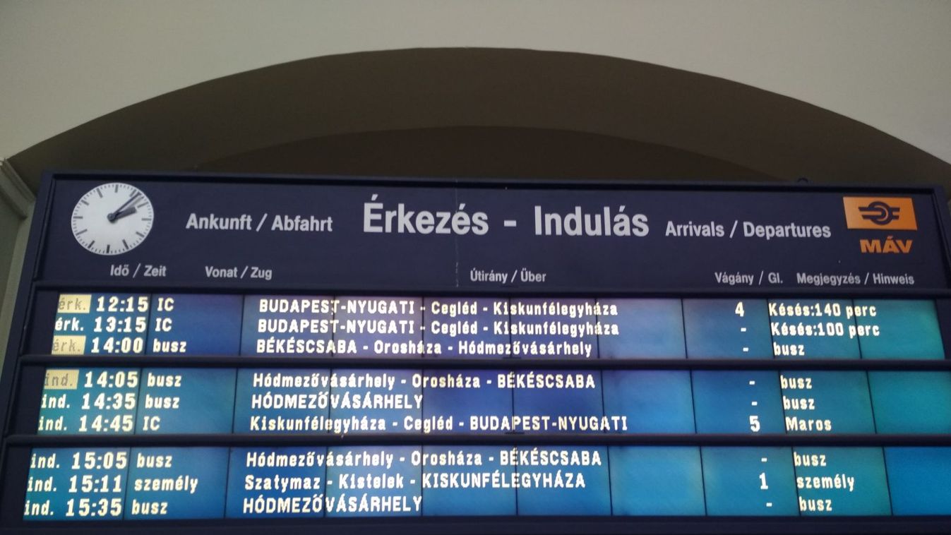 Német vasúti sztrájk: a magyar járatokat is érinti