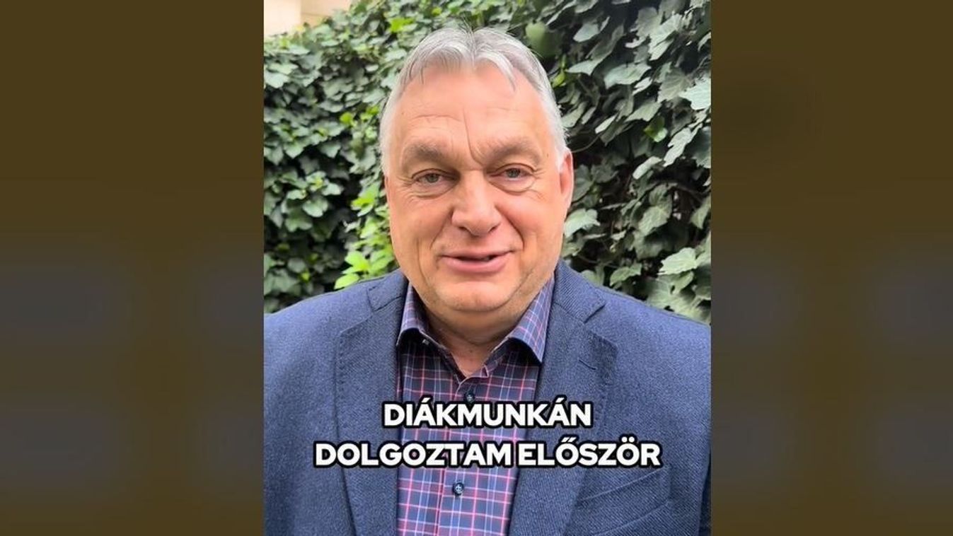 Elárulta Orbán Viktor, hogy mi volt az első munkahelye (videó)