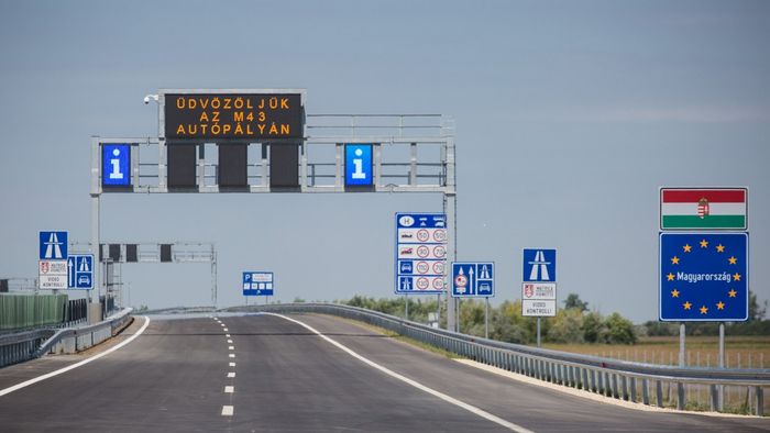 Baleset miatt lezárták az M43-as autópályát Szeged közelében