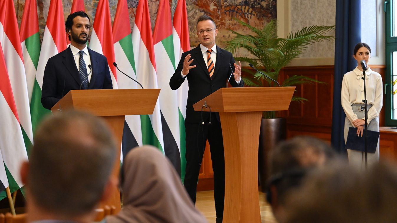Szijjártó Péter: Magyarország továbbfejleszti az együttműködését az Egyesült Arab Emírségekkel