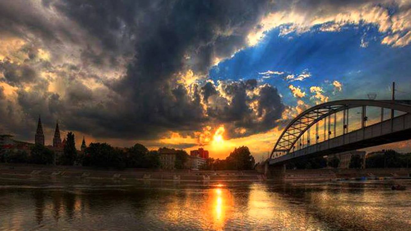 Már elkerülik Szegedet a záporok-zivatarok, emelkedik a hőmérséklet