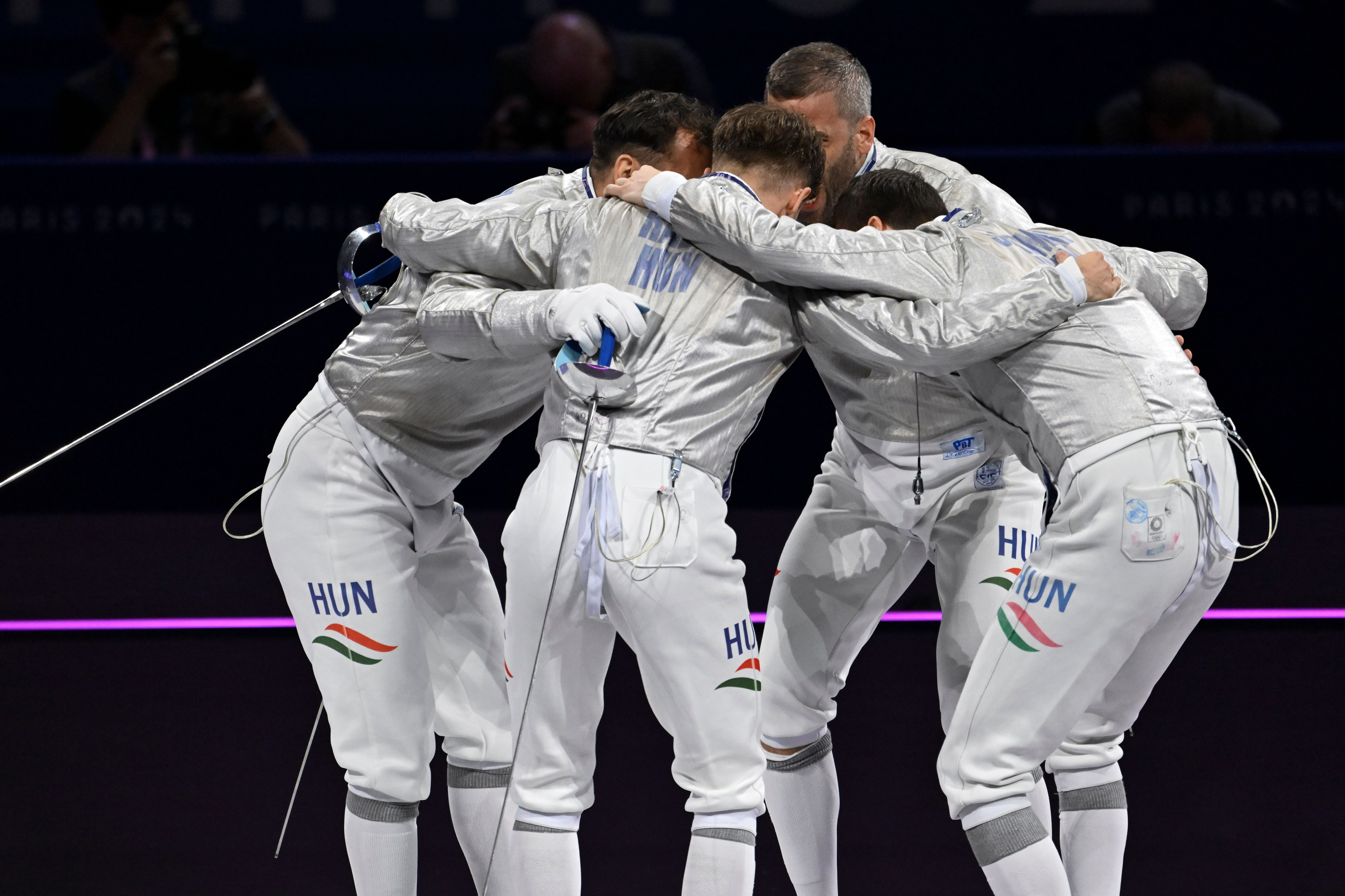Szépen csillogó magyar kard ezüst az olimpián