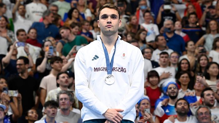 Nagy verseny után olimpiai ezüstérmes Milák Kristóf