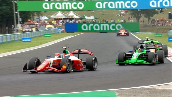 A Forma-2 főversenyét Antonelli nyerte a Hungaroringen