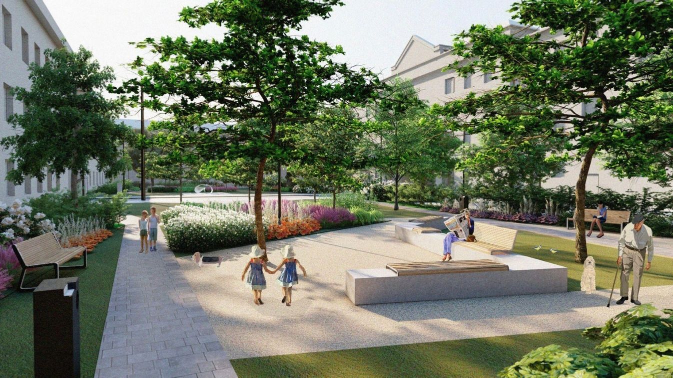 Így festhet majd a szegedi belváros új parkja